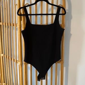 Black tank bodysuit